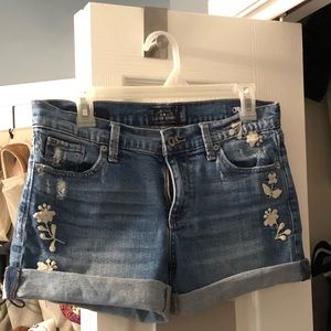 Lucky Brand Roll-up denim shorts